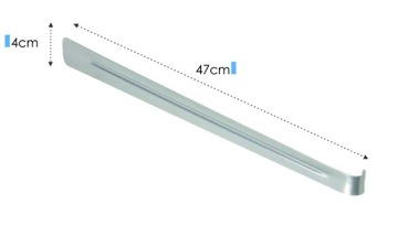 ДЛИННАЯ МЕТАЛЛИЧЕСКАЯ ЛОЖКА ДЛЯ ОБУВИ, 47 СМ, ПОЛЬСКИЙ ИЗДЕЛИЕ