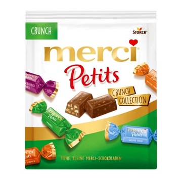CUKIERKI MERCI PETITS CRUNCH COLLECTION 200g Z NIEMIEC