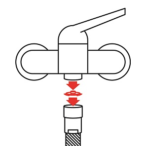 Regulator przepływu Neoperl PCW01; 8 l/min
