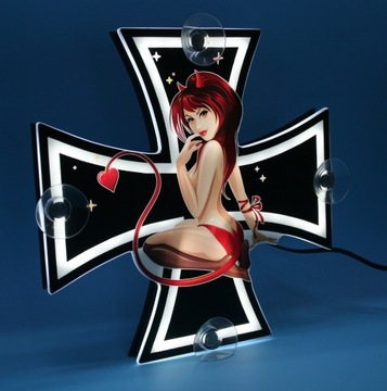 Световой крестовый знак 434_Wiking LOGO TIR