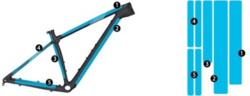 ЗАЩИТНАЯ ПЛЕНКА ДЛЯ ХАРДТЕЙЛА Лента из 7 частей