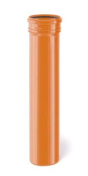 Króciec rura spustowa 110x500 mm 50 cm pomarańcz