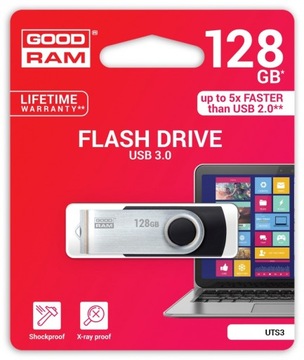 Pendrive GOODRAM TWISTER Czarny 128GB USB 3.0