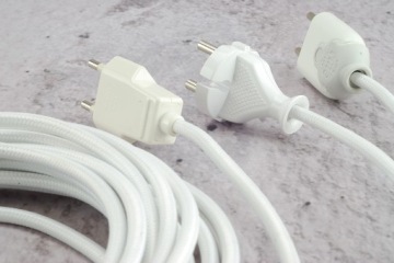 белый плетеный декоративный кабель LOFT паук эдисон RETRO лампа DIY