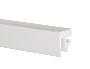 Szyna sufitowa PCV jednotorowa 120cm z OSŁONĄ