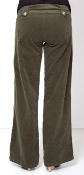 9FASHION STREET SPODNIE CIĄŻOWE ROZMIAR L Oliwka