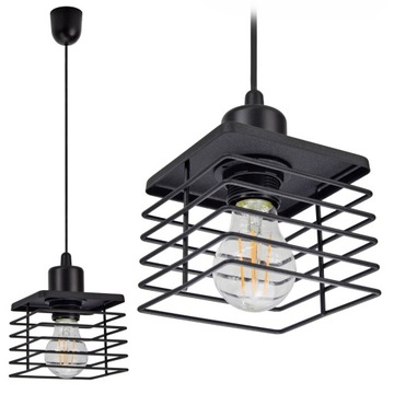 Lampa sufitowa wisząca Diament Loft RETRO