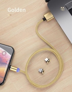 МАГНИТНЫЙ КАБЕЛЬ 3В1 ЗАРЯДНОЕ УСТРОЙСТВО MICRO USB для IPHONE