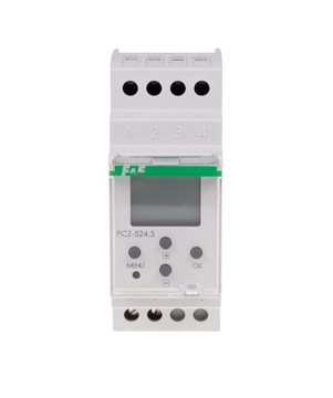 Zegar astronomiczny 1-kanałowy F&F PCZ-524.3