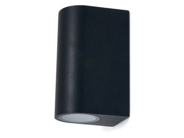 Oprawa architektoniczna Lampa kinkiet Luna GU10 czarna Duo