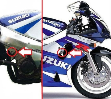 SUZUKI GSXR 1000 K1 K2 - ТВЕРДЫЕ АВТОМОБИЛЬНЫЕ НАКЛАДКИ