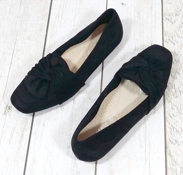 ЛОФЕРЫ ЖЕНСКИЕ, ЗАМШЕВЫЕ, КОЖАНАЯ Стелька, ЧЕРНЫЕ 38