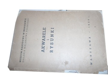 Akwarele i rysunki XVIII - XX w 1938 r MUZEUM NARO