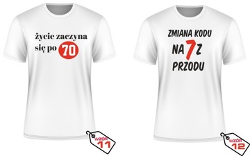 ФУТБОЛКА НА 70-ЛЕТИЕ 70 ЛЕТ ОТЛИЧНЫЙ ПОДАРОК ​​XL