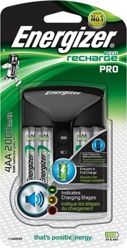 ŁADOWARKA PRO BATERII AA AAA + 4x AKUMULATORKI AA