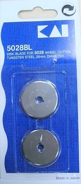 KAI 5028BL 2szt ostrza okrągłe nóż krążkowy 28mm