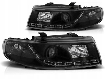 SEAT LEON 99-05 LAMPY DAYLIGHT LED BLACK DESIGN