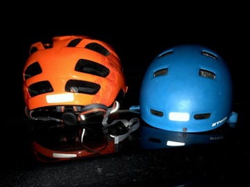 СВЕТООТРАЖАЮЩИЕ НАКЛЕЙКИ НА ВЕЛОСИПЕДНЫЙ ШЛЕМ 15 шт.