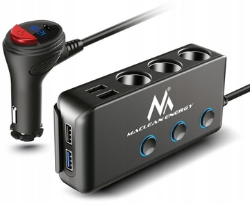 РАЗЪЕМ ПРИкуривателя 3 РАЗЪЕМА 4x USB