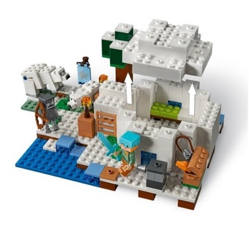 LEGO 21142 MINECRAFT ИГЛУ ПОЛЯРНОГО МЕДВЕДЯ