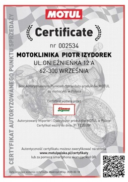 Olej silnikowy MOTUL 7100 10W40 4L +filtr oleju KN