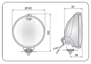 ГАЛОГЕННАЯ Лампа-прожектор ДАЛЬНЕГО ДИАПАЗОНА 12/24В