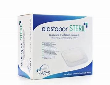 Elastopor Steril 8 x15 cm jałowy przylepiec a 30
