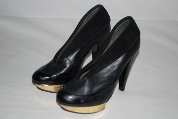 buty z złotą podeszwą Topshop r.38 (B2)