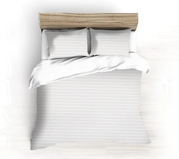 KOMA Komplet pościeli kołdra 160x200 2x poduszki bawełniana 100% hotelowa