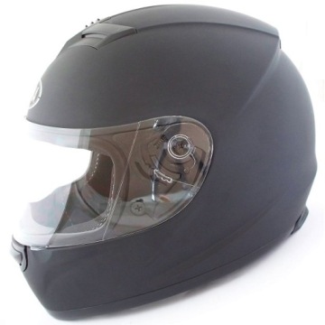 ВСТРОЕННЫЙ ПОЛНЫЙ ШЛЕМ С КРЕПЛЕНИЕМ, ЧЕРНЫЙ МАТОВЫЙ, XXL