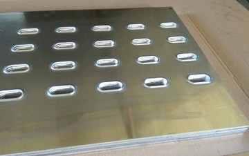 Алюминиевая напольная панель 240 мм. Половая доска Lohr ALU. Рампа Lawet.
