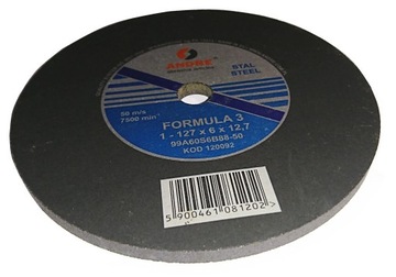 ДИСК ДЛЯ ЗАТОЧКИ ПИЛЫ 127x6x12,7 мм FORMULA 3