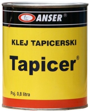 KLEJ TAPICERSKI MATERIAŁU GĄBKI PODSUFITKI 0,8L