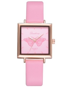 ZEGAREK DAMSKI Z PASKIEM MOTYL 663