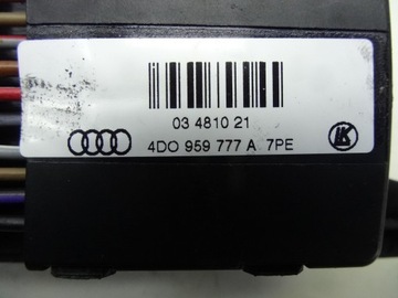 AUDI A8 D2 PŘEPÍNAČ REGULACE SEDADLA 4D0959777A