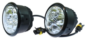 ДХО NSSC 510 л.с. ДНЕВНЫЕ ХОДОВЫЕ ОГНИ КРУГЛЫЕ 70 80 90 мм ПРОЧНЫЕ ДОЛГОВЕЧНЫЕ