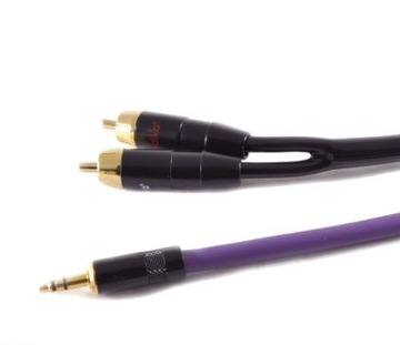 MELODIKA MDMJ2R200 PURPLE RAIN STEREO MINI JACK КАБЕЛЬ 3,5–2 RCA CINCH 20 м