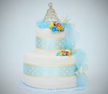 100% ПРАКТИЧЕСКИЙ подарочный торт на день рождения из полотенца