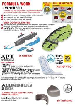 РАБОЧАЯ ОБУВЬ ДЛЯ ДАЙВИНГА COFRA, удобные лодыжки, размер 39-47