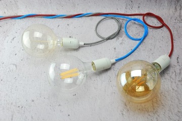 розетка е27 с ниппельным замком LOFT, гладкая крестовина HIT