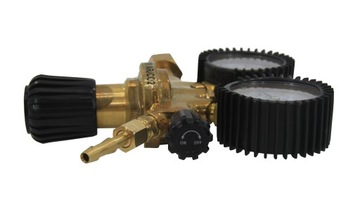 Редуктор баллона ARGON/CO2, 2 манометра для смеси AR/CO2