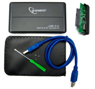 Корпус для дисков 2,5 SATA USB 3.0 Gembird Pocket