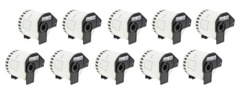 Termo páska DK22205 pro Brother Ql 62 mm DK-22205 10 ks Rolek S Držákem