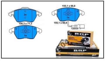 КОЛОДКИ ТОРМОЗНЫЕ ПЕРЕДНЯЯ ЧАСТЬ - VW PASSAT  B6 B7 CC TOURAN GOLF 5 6 SKODA OCTAVIA 2  фото 3