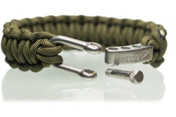Браслет выживания Paracord TEXAR Olive