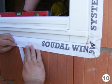 SOUDAL SWS BASIC PLUS 90 ПОЛНОКЛЕЙНАЯ НАРУЖНАЯ ЛЕНТА