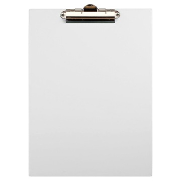Deska z klipsem klipem podkładka Clipboard A4 biała pojedyncza podkład 1x