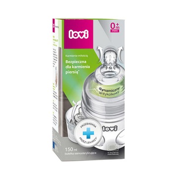 Lovi Butelka Samosterylizująca 0m+ 150 ml 21/573