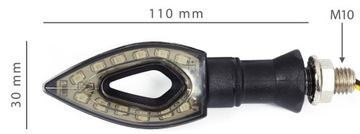 KIERUNKOWSKAZY KIERUNKI MIGACZE STRZAŁKI 12 LED