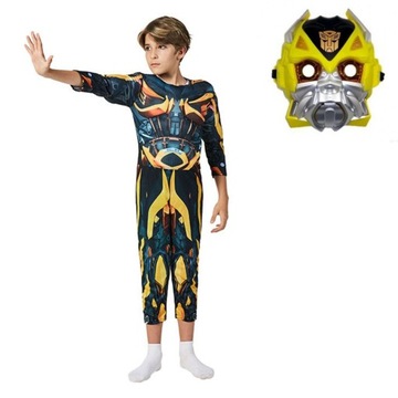STRÓJ TRANSFORMERS BUMBLEBEE + MASKA 7-8L